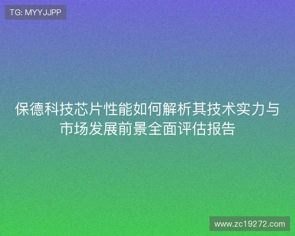 保德科技芯片性能如何解析其技术实力与市场发展前景全面评估报告 保德科技芯片性能如何解析其技术实力与市场发展前景全面评估报告